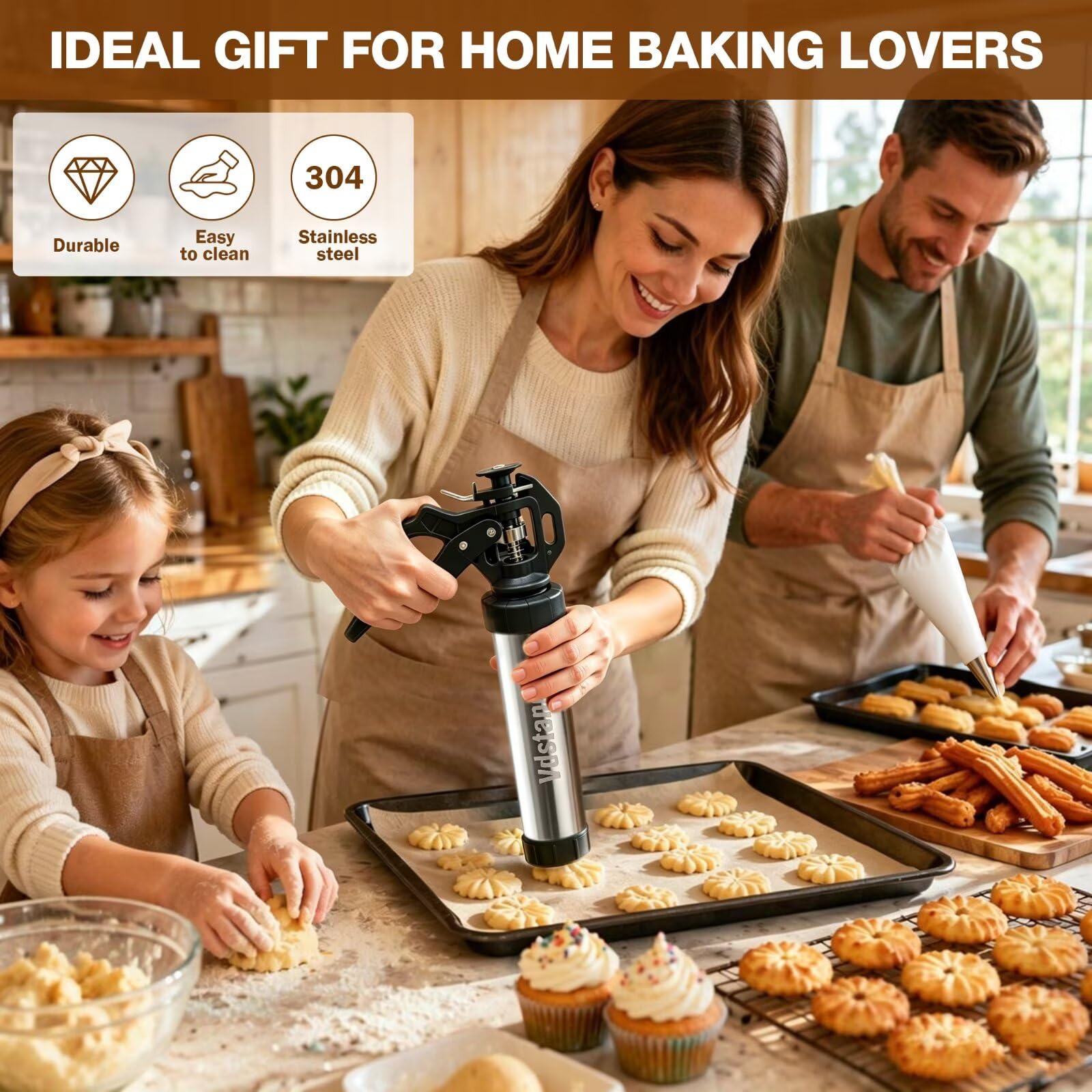 Spritz Cookie Press Gun