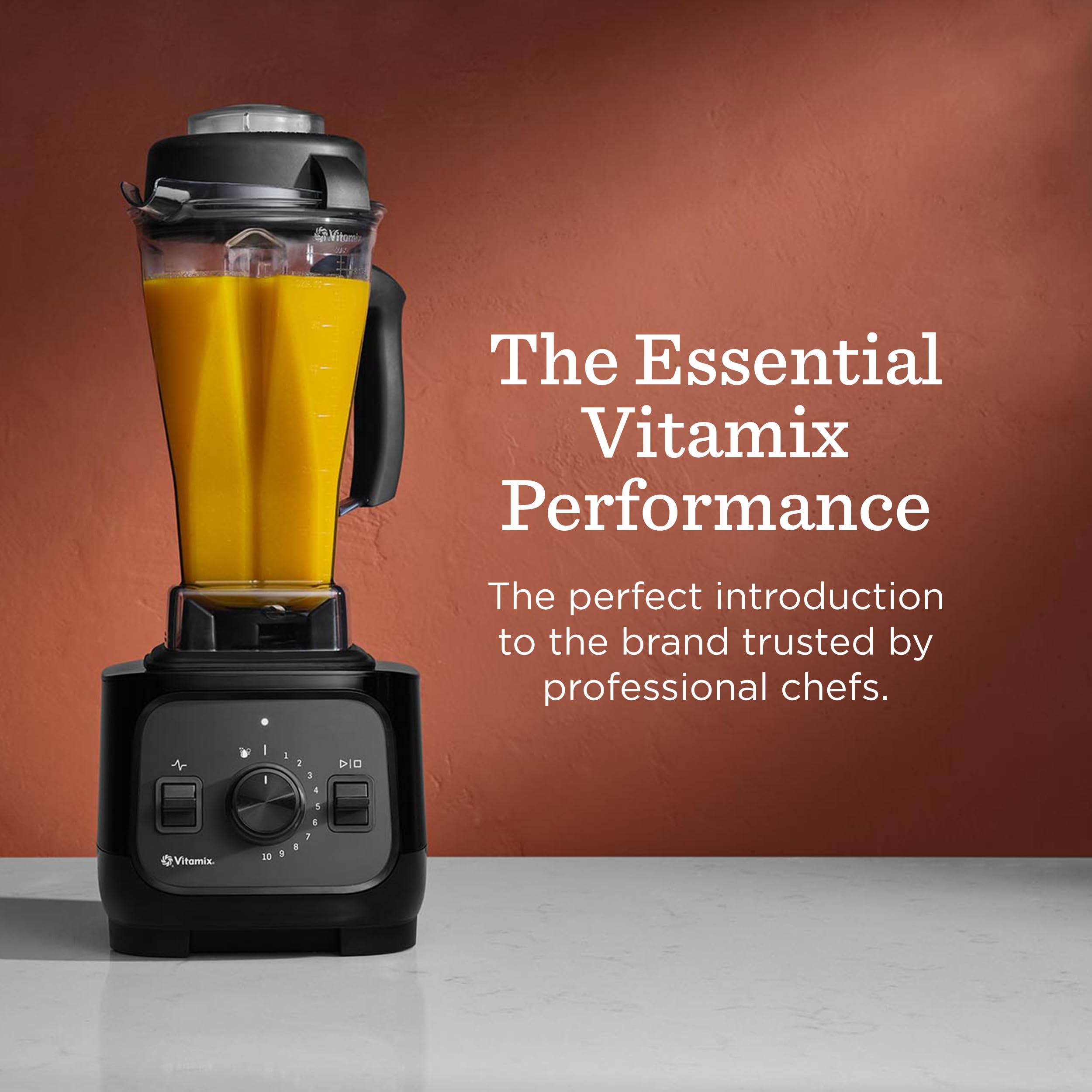 Vitamix VX1 Blender, Professional-Grade Kitchen Blender, Smoothies, Soups, Juices and More, 10-Speeds, Self-Cleaning Kitchen Appliance, 64 Oz Classic Container, Black