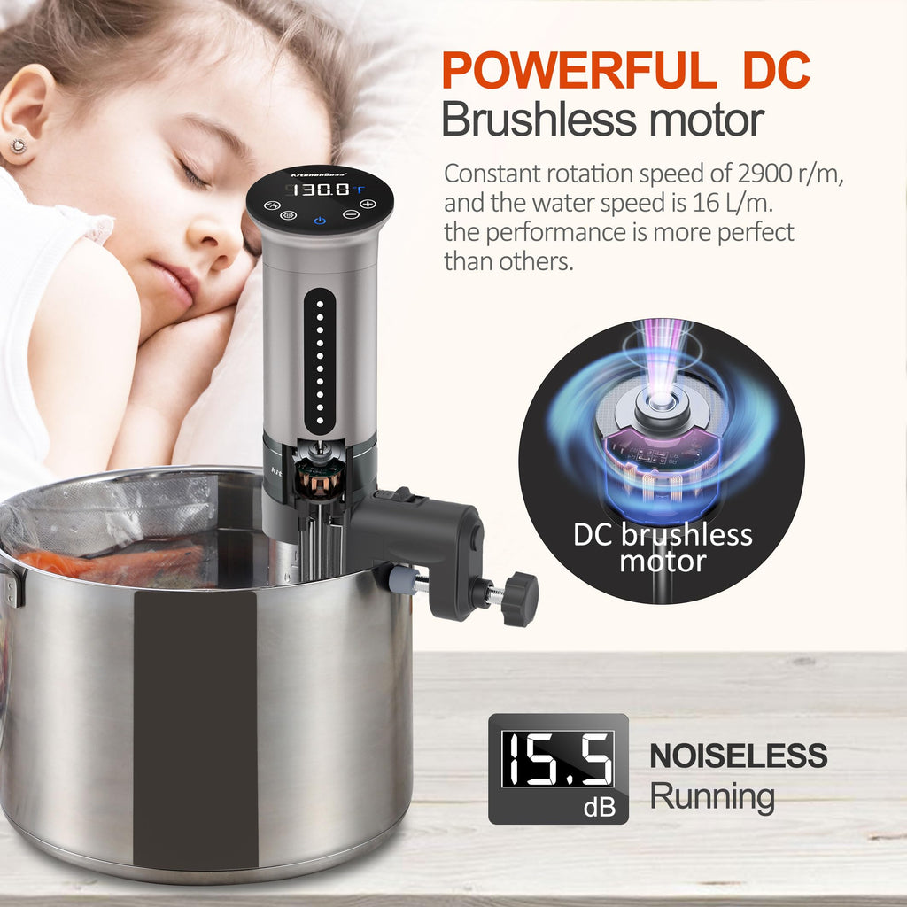 KitchenBoss 1100W Waterproof Sous Vide Immersion Cooker